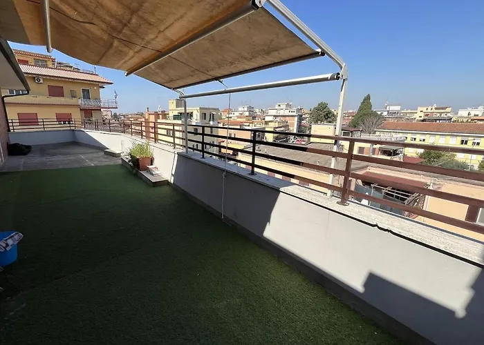 Apartamento Rondini Line - Terraced Penthouse 5 Minutes From Metro C Roma
